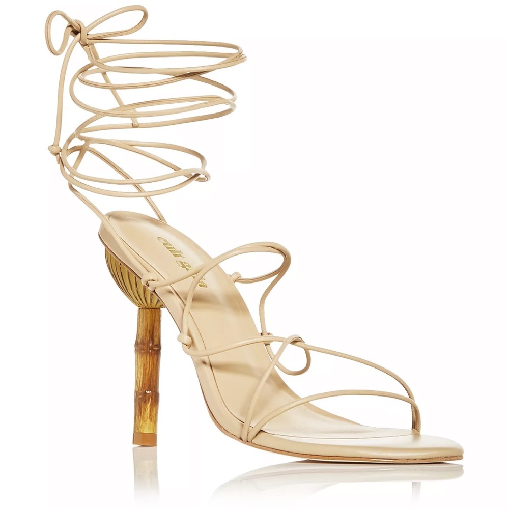 Cult Gaia
Women's Soleil Lace Up High Heel Sandals